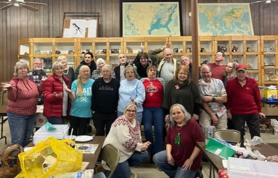 Members of the Fort Worth Gem and Mineral Club